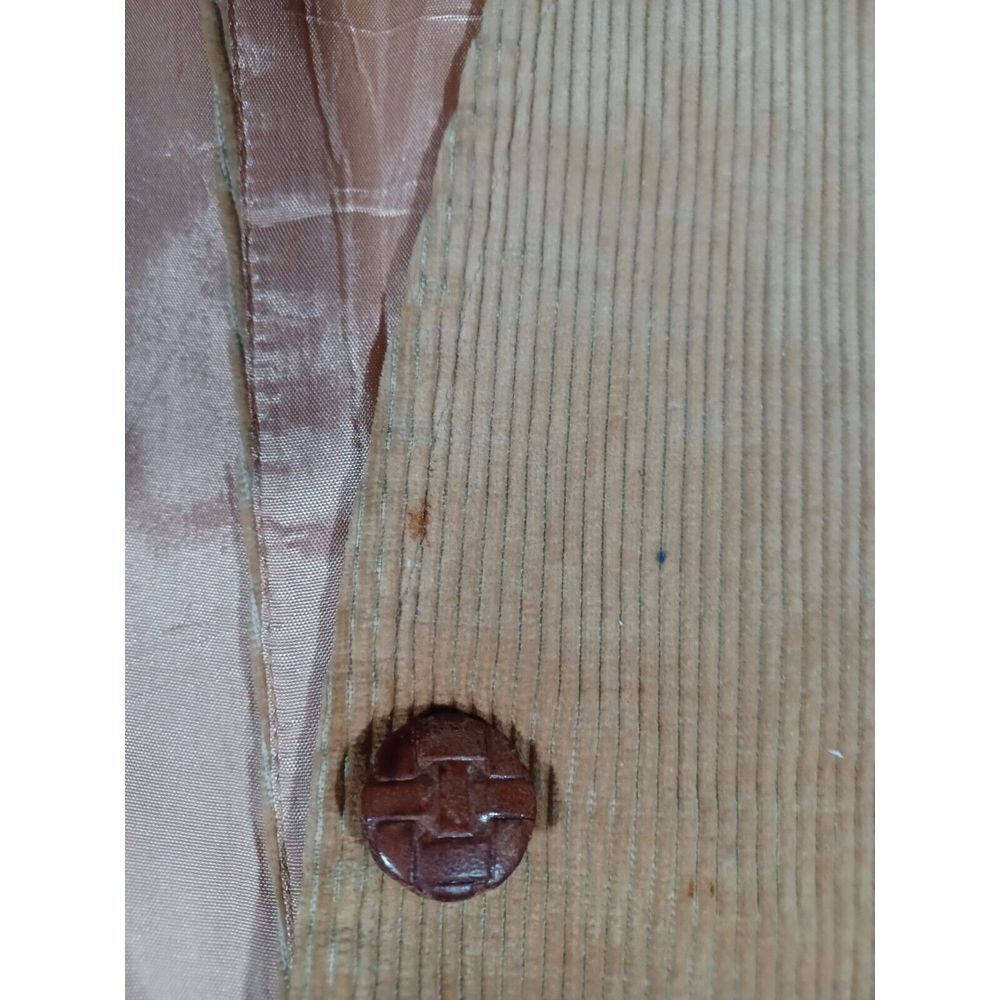 JC Penney Blazer Mens 44 R Brown‎ Corduroy Jacket 2 Button Vintage - Picture 6 of 7